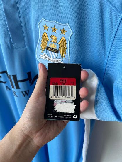 (L) Manchester City 2015-16 Home Shirt Kun Aguero #10 (NEW)