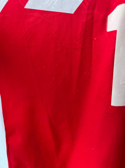(L) Chile 1997-99 Home Long Sleeve Shirt Salas #11