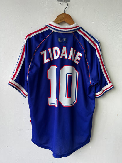 (M) France 1998-00 Home Shirt Zidane #10