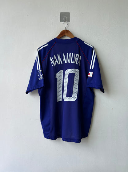 (L) Japan 2002-04 Home Player Version Shirt Nakamura #10
