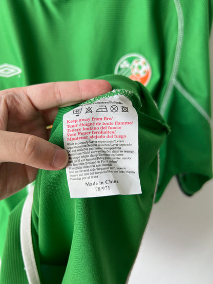 (L) Ireland 2002-03 Home Shirt Keane #6