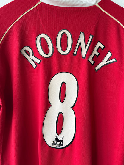 (L) Manchester United 2006-07 Home Shirt Rooney #8