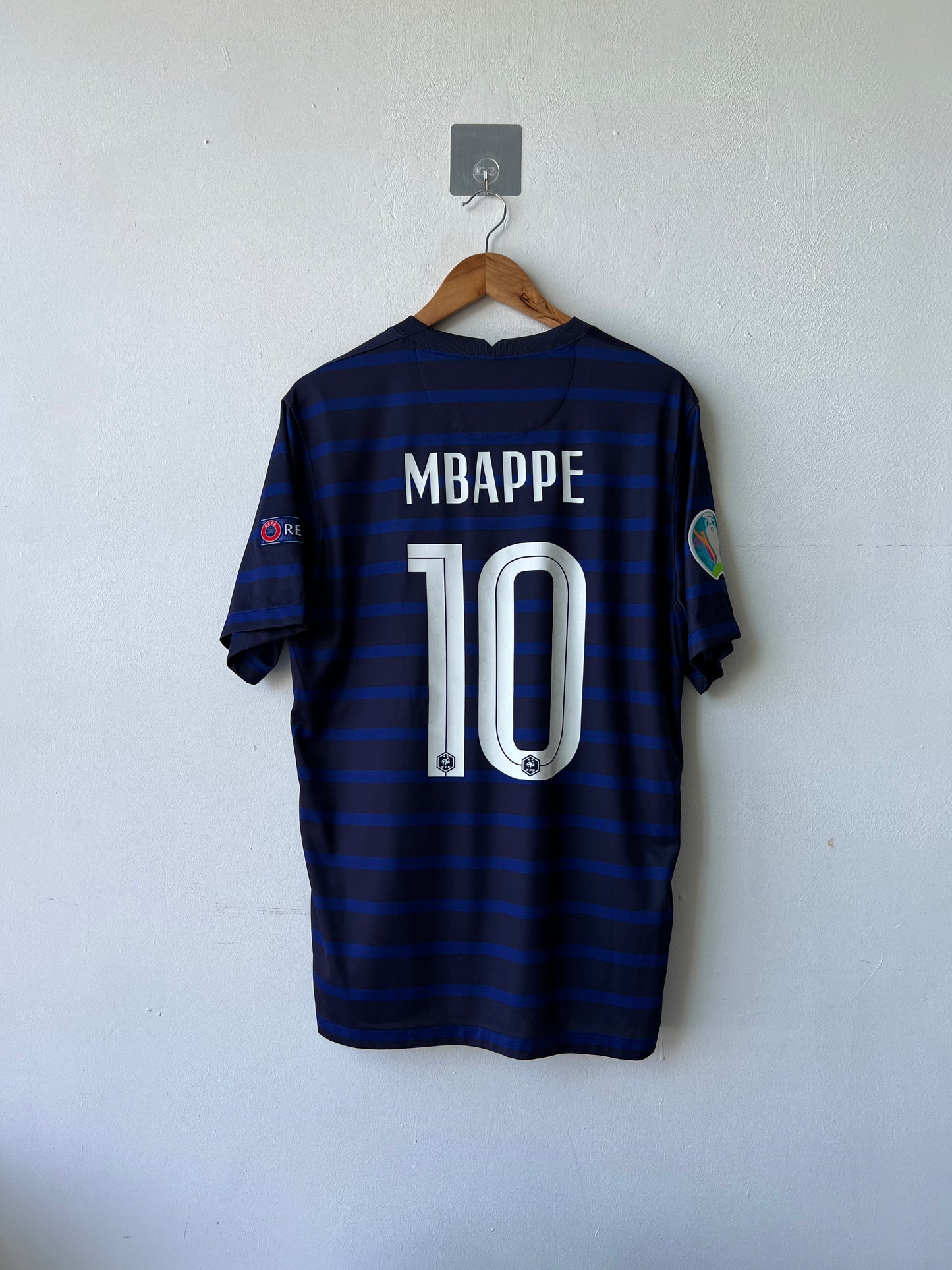 (L) France 2020-21 Home Shirt Mbappe #10