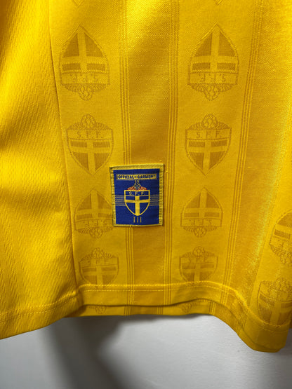 (L) Sweden 1998-99 Home Shirt