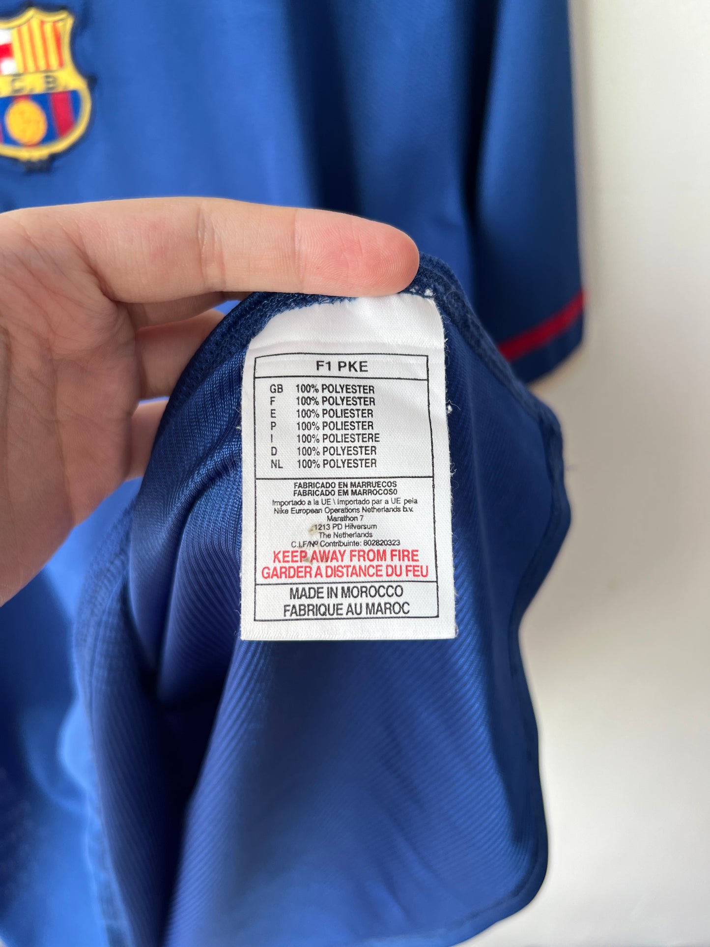 (L/XL) Barcelona 2001-02 Third Shirt Rivaldo #10