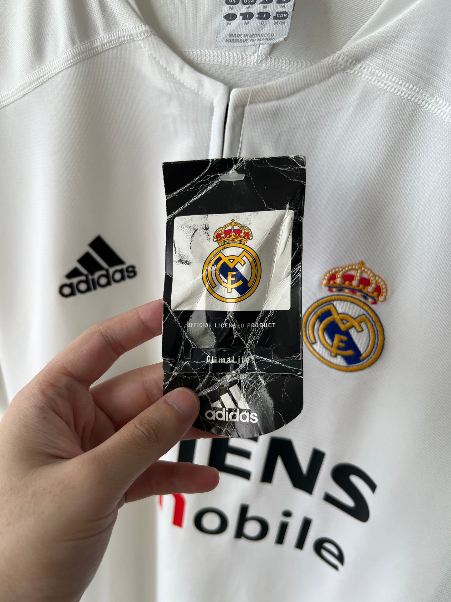 (M fits L) Real Madrid 2003-04 Home Shirt Raul #7 (NEW)