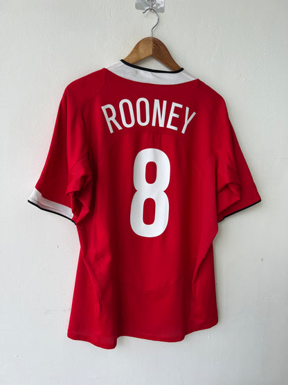 (L) Manchester United 2004-06 Home Shirt Rooney #8