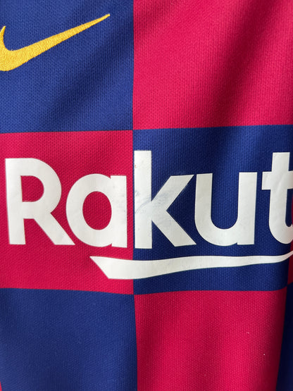 (L) Barcelona 2019-20 Home Shirt Pique #3