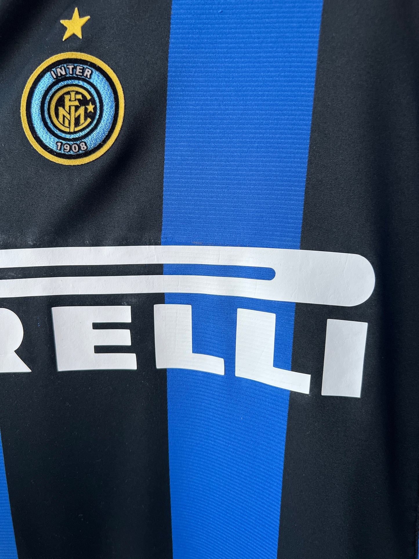 (XL) Inter Milan 2004-05 Home Shirt Adriano #10