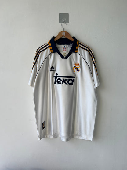Real Madrid 1999-00 Reissue Home Shirt Raul #7