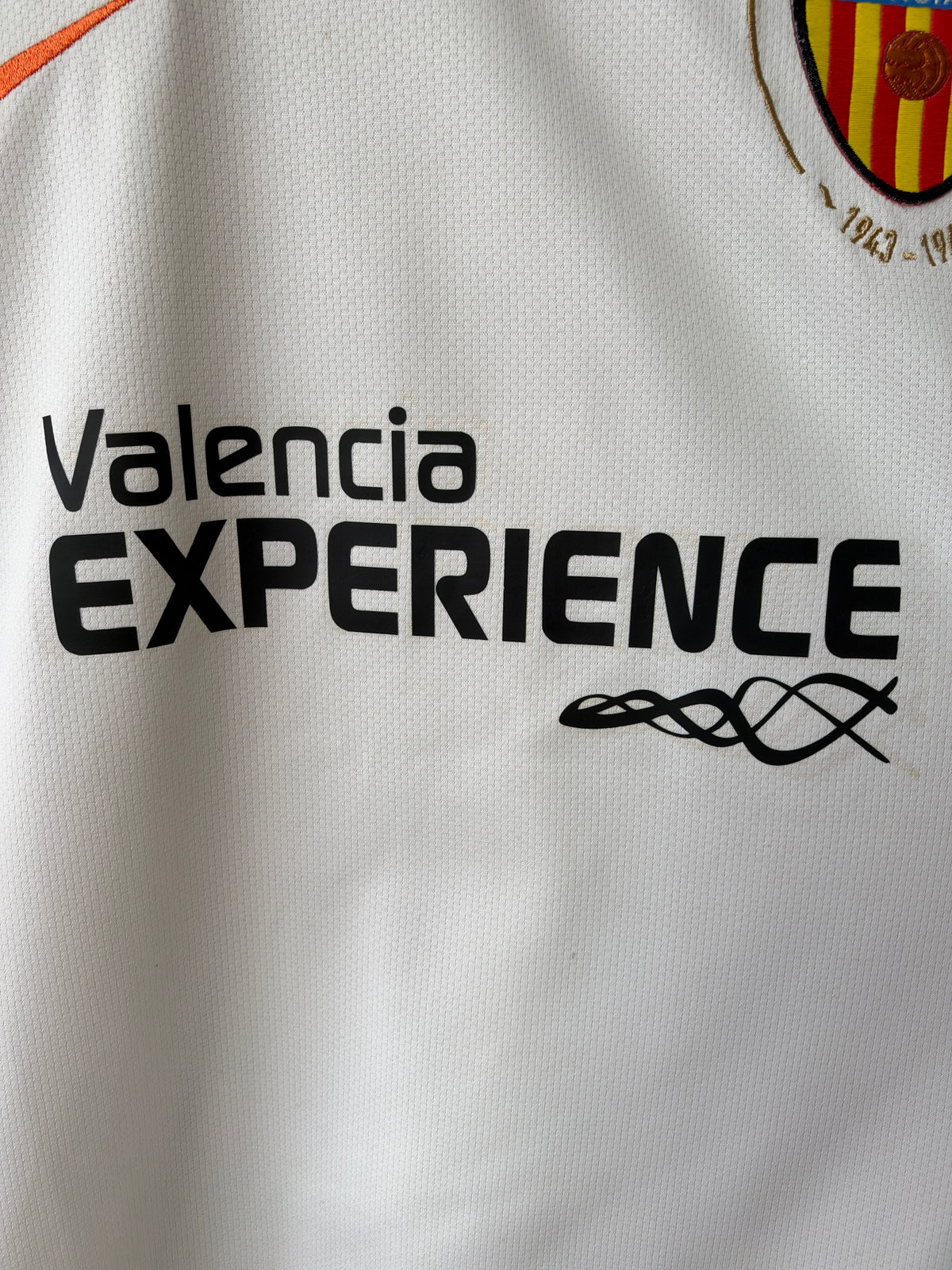 (XL) Valencia 2008-09 Home Shirt David Villa #7