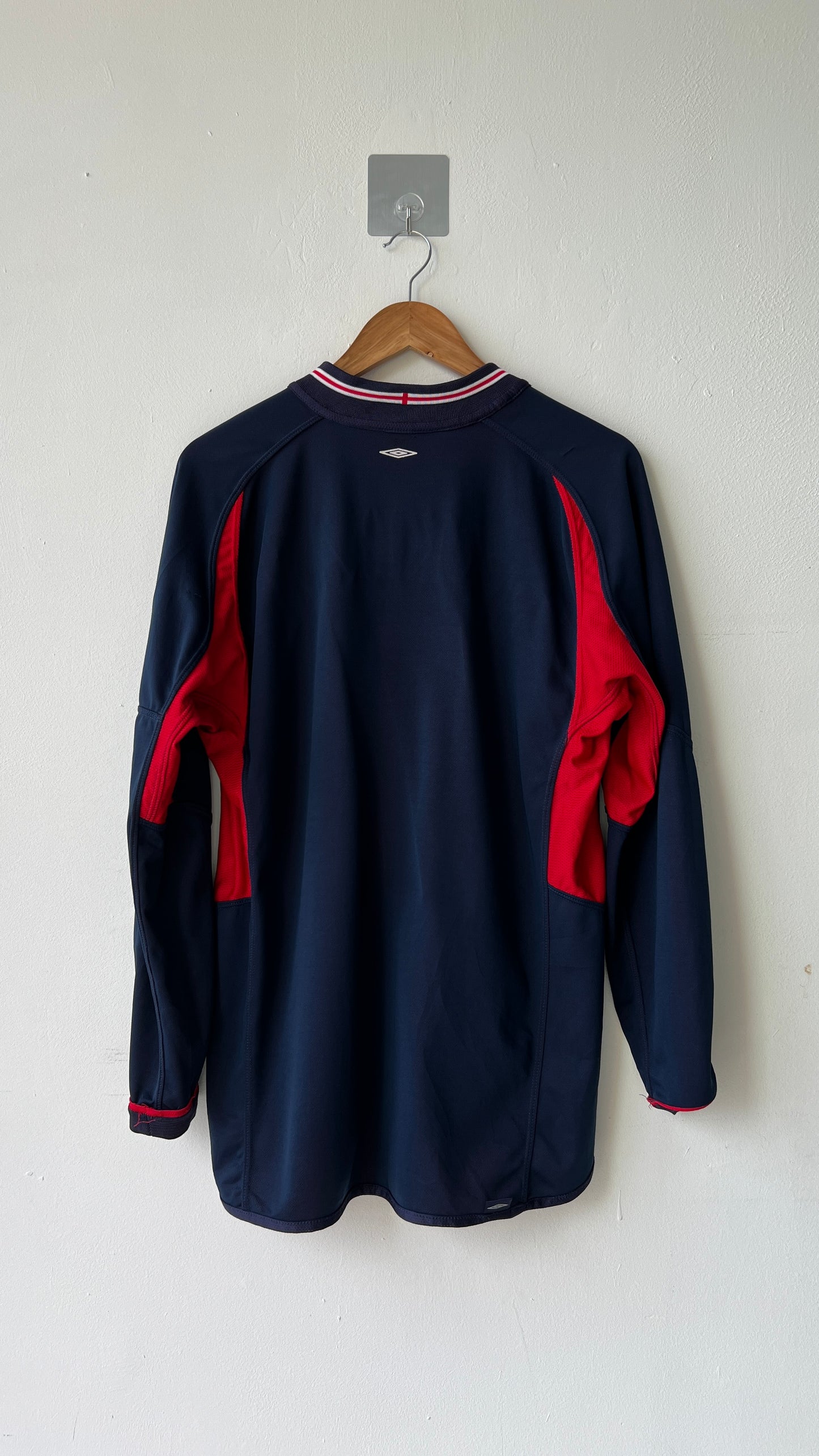 England 2002-04 Away L/S Shirt Beckham #7 (L)