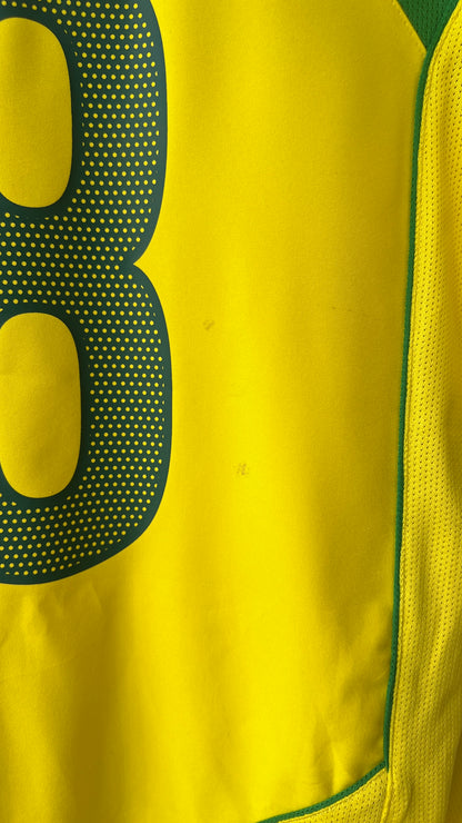 Brazil 2004-06 Home Shirt Kaka #8 (S/M)
