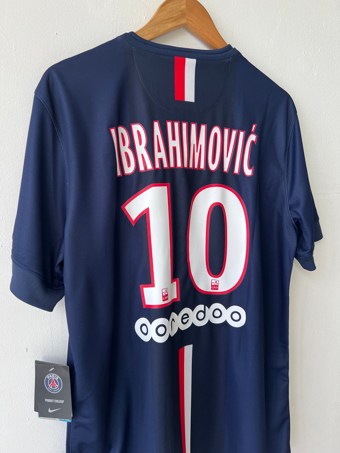 PSG 2014-15 Home Shirt Ibrahimovic #10 (NEW) (L)