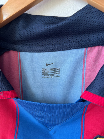 (L) Barcelona 2003-04 Home Shirt Ronaldinho #10