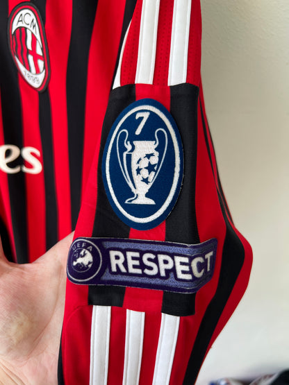 (M) AC Milan 2011-12 Home Long Sleeve Shirt Ibrahimovic #11