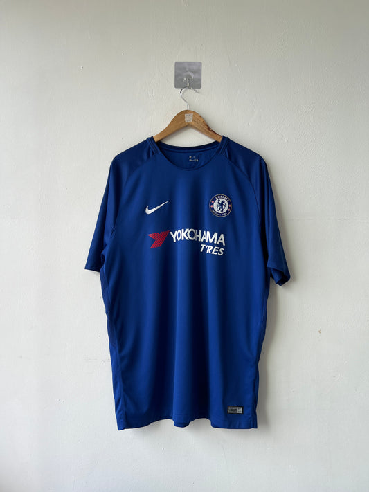 (XXL fits XL) Chelsea 2017-18 Home Shirt Hazard #10