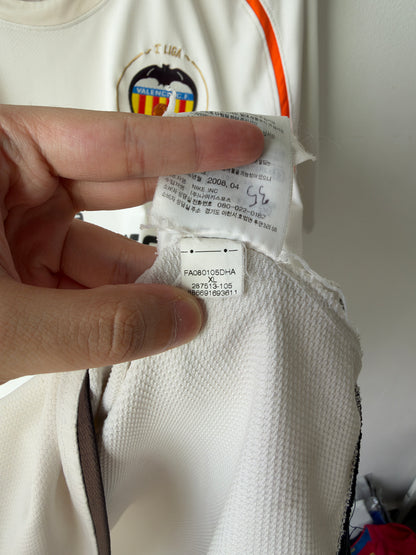 (XL) Valencia 2008-09 Home Shirt David Villa #7