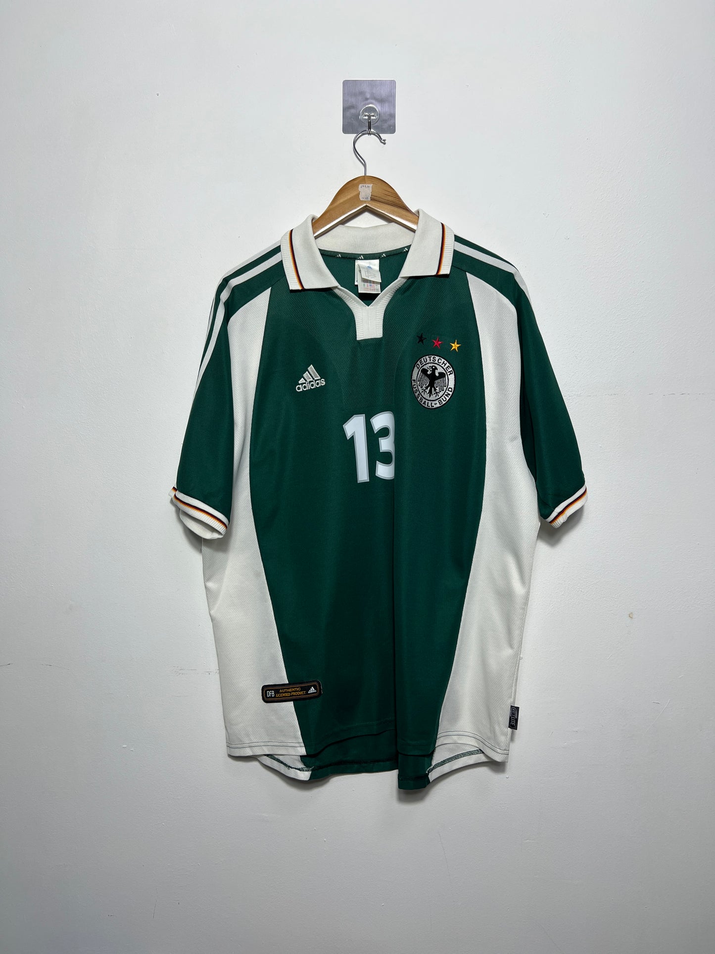(L) Germany 2000-02 Away Shirt Ballack #13