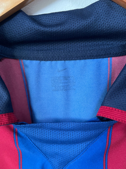 (L) Barcelona 2003-04 Home Shirt Ronaldinho #10