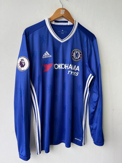 (L) Chelsea 2016-17 Home Long Sleeve Shirt Hazard #10