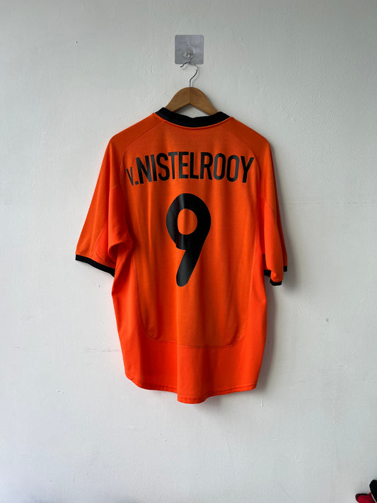 (L) Holland 2000-02 Home Shirt v. Nistelrooy #9