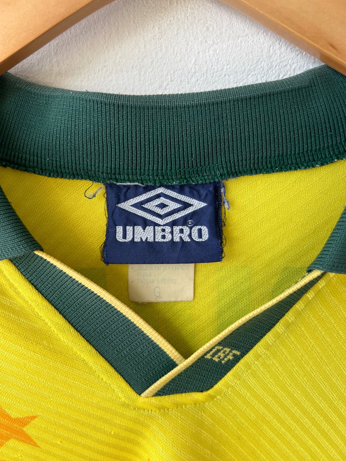 (L) Brazil 1994-96 Home Shirt Ronaldo #20