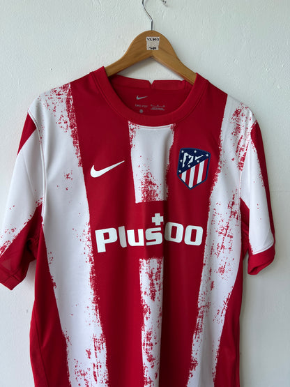 Atletico Madrid 2021-22 Home Shirt Suarez #9 (XL)
