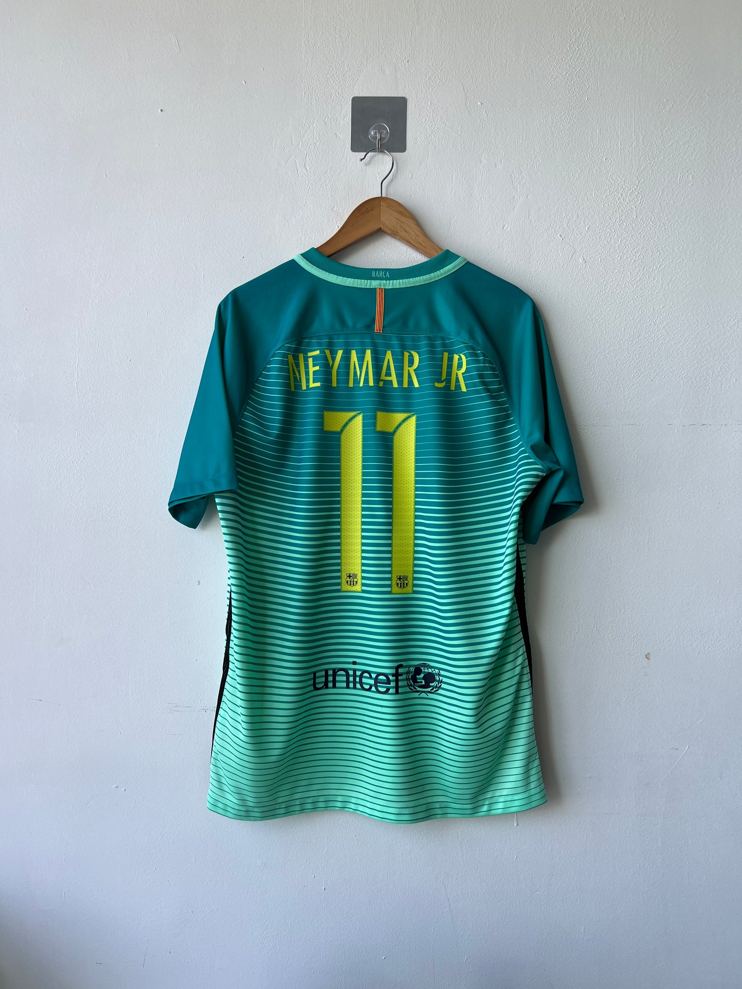 (L) Barcelona 2016-17 Third Shirt Neymar JR. #11