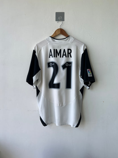 (L) Valencia 2003-04 Home Shirt Aimar #21