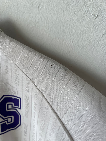 (M fits L) Real Madrid 1996-97 Home Shirt R. Carlos #3