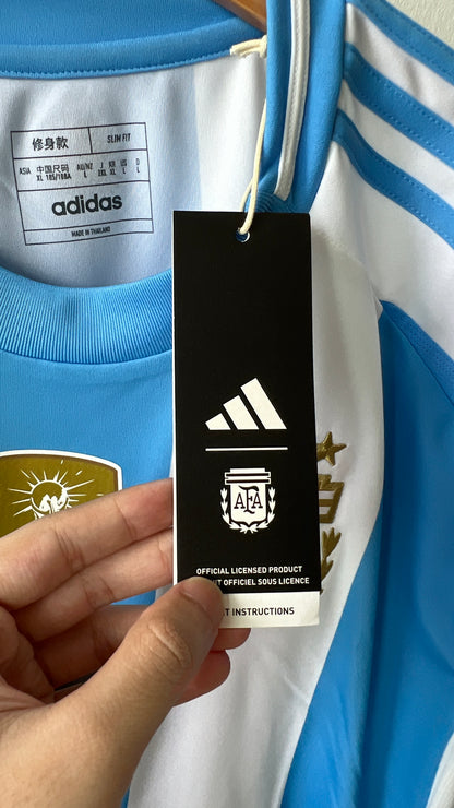 Argentina 2024-25 Home Shirt Messi #10 (XL) (Brand New)