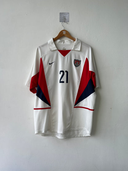 (L) USA 2002-04 Home Shirt Donovan #21