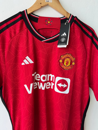 (L) Manchester United 2023-24 Home Shirt McTominay #39 (NEW)