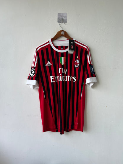 (L) AC Milan 2011-12 Home Shirt Nesta #13 (NEW)