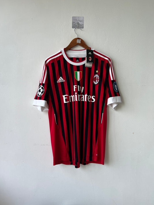 (L) AC Milan 2011-12 Home Shirt Nesta #13 (NEW)