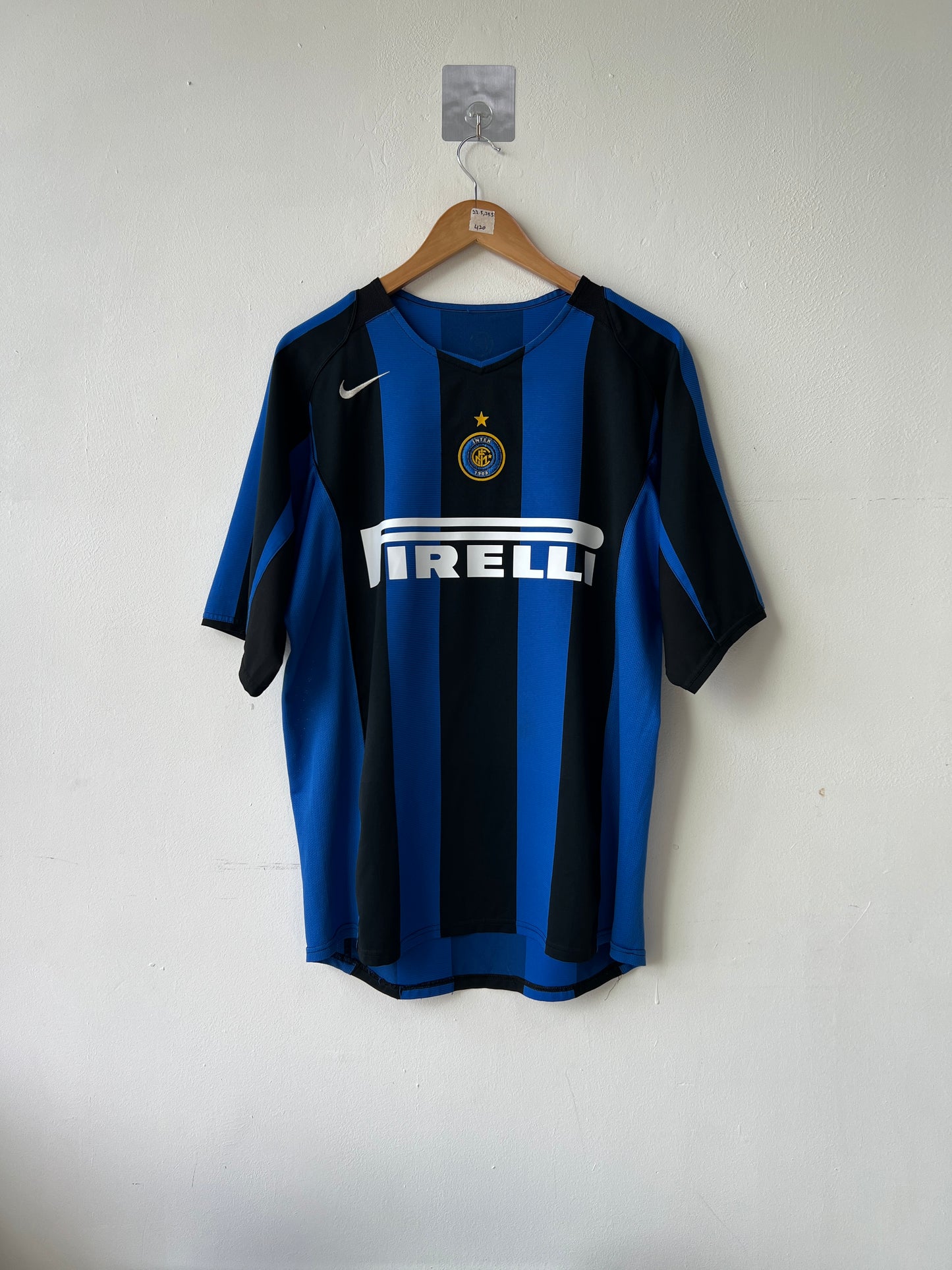 (L) Inter Milan 2004-05 Home Shirt Adriano #10
