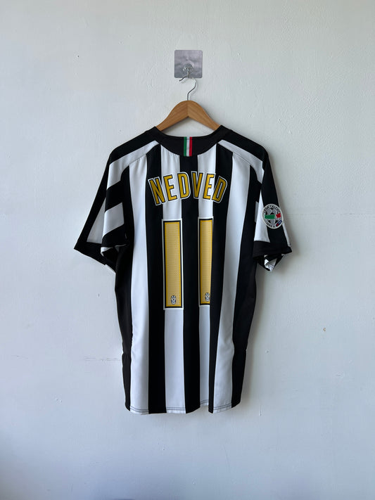 (M) Juventus 2005-06 Home Shirt Nedved #11