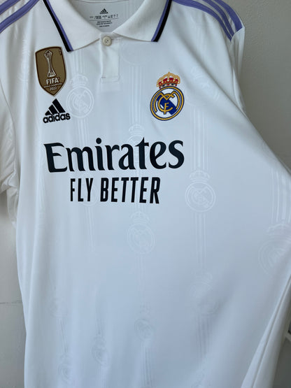 (L) Real Madrid 2022-23 Home Shirt Benzema #9 Ballon d'Or Tribute (NEW)