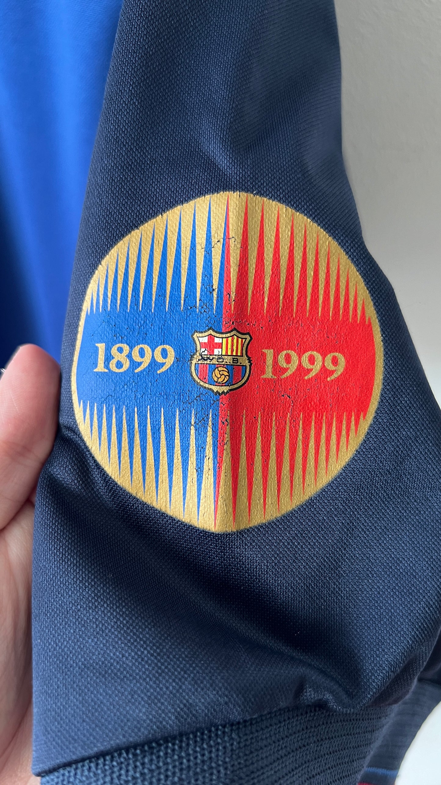 Barcelona 1999-01 Home Shirt Rivaldo #11 (XL)