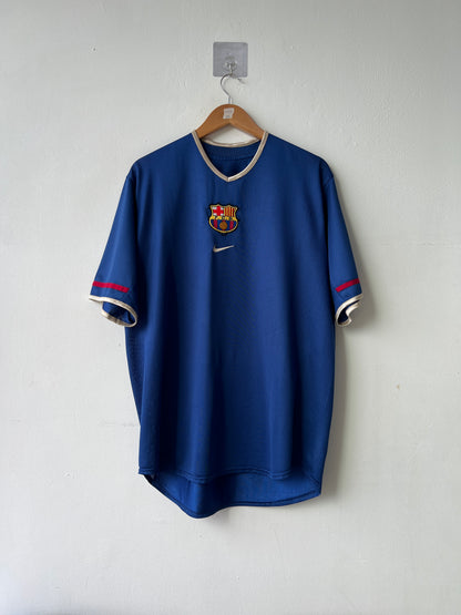 (L/XL) Barcelona 2001-02 Third Shirt Rivaldo #10