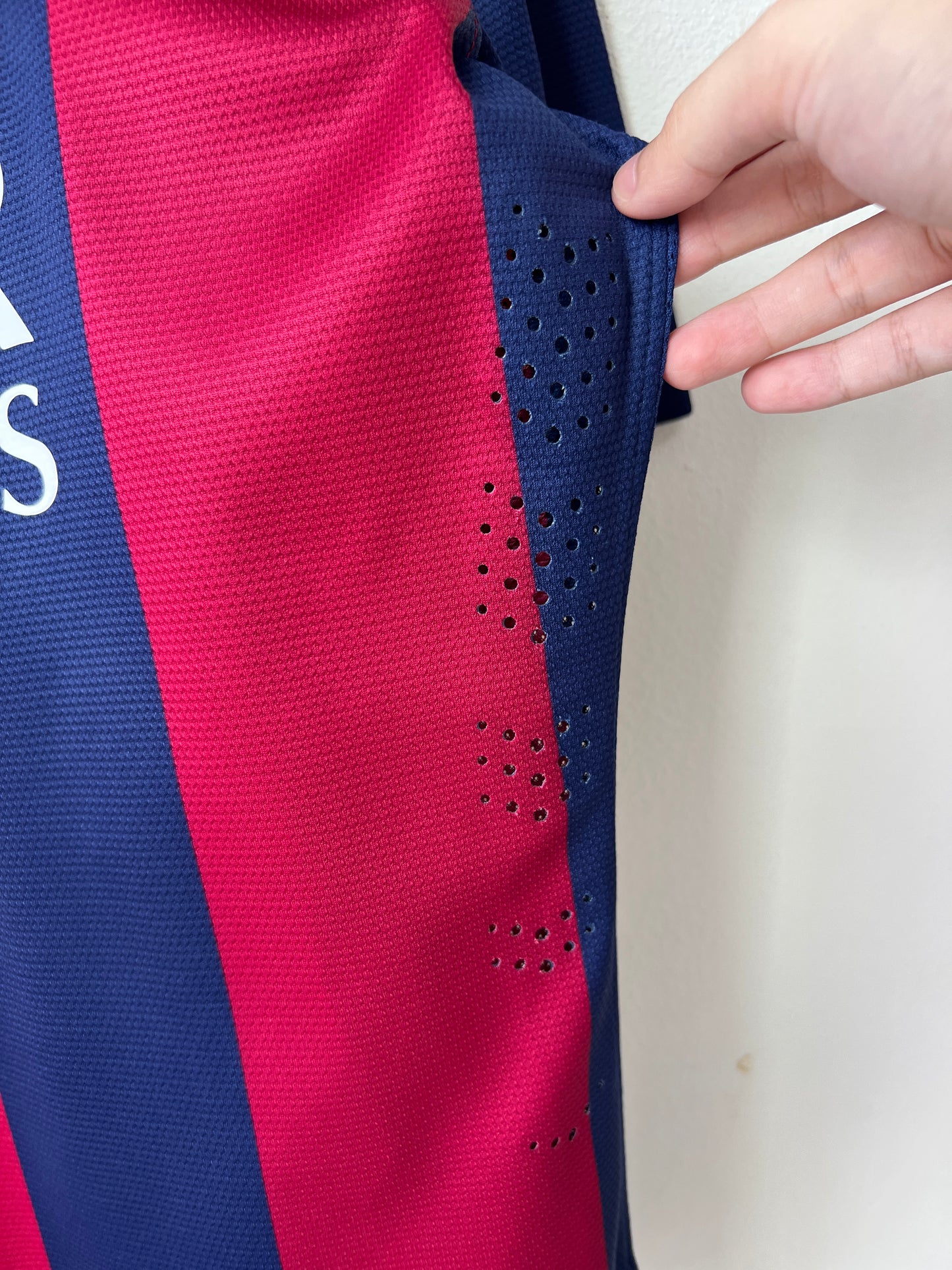 (L) Barcelona 2014-15 Home Player Version Shirt Messi #10