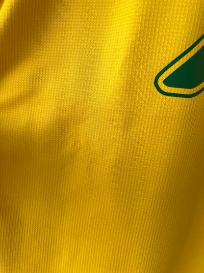 (L) Brazil 2006-08 Home Long Sleeve Shirt Ronaldo #9