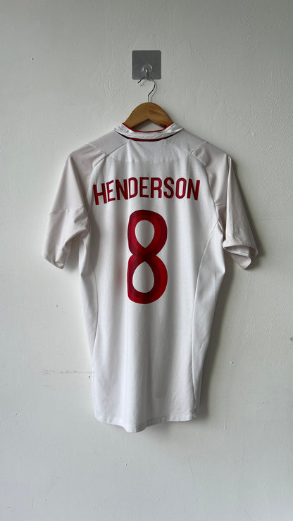 England 2012 Home Shirt Henderson #8 (M)