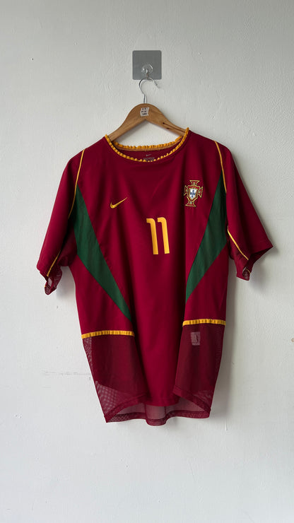 Portugal 2002 Home Player Issue Shirt C.Ronaldo #11 (M)