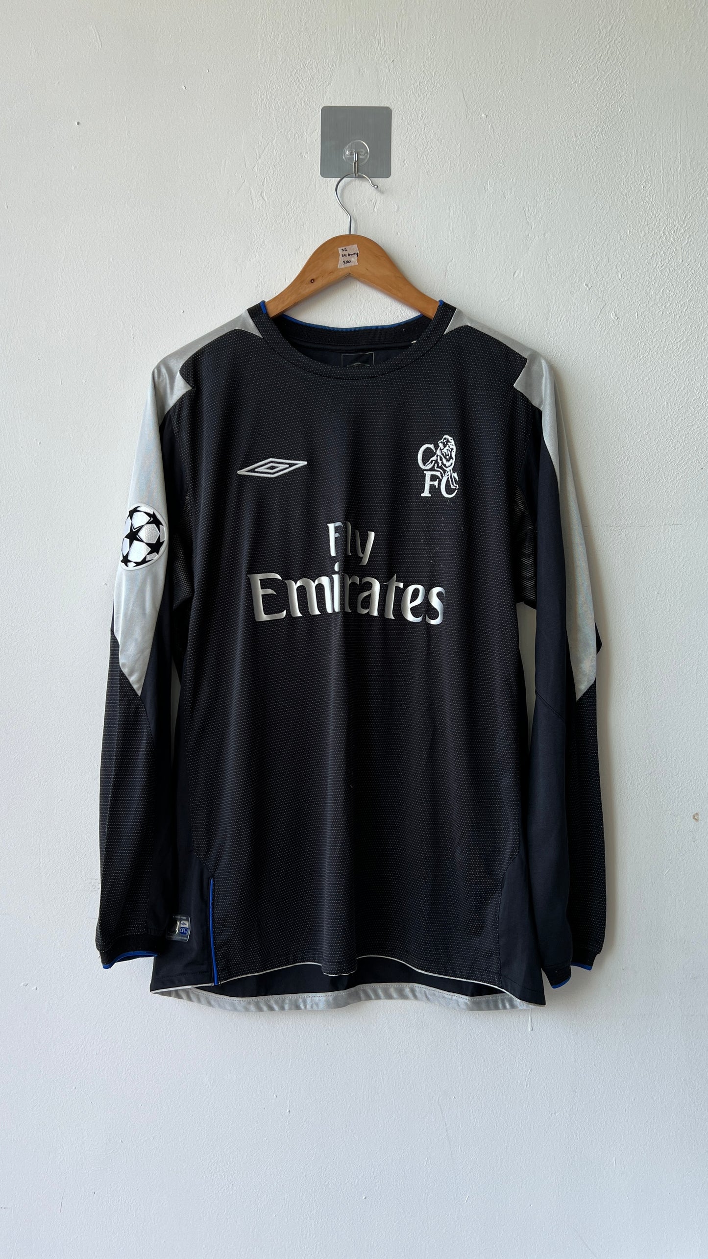 Chelsea 2004-05 Away L/S Shirt Drogba #15 (L)