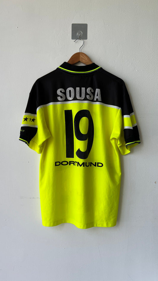 Borussia Dortmund 1997-98 Home Shirt Sousa #19 (L)