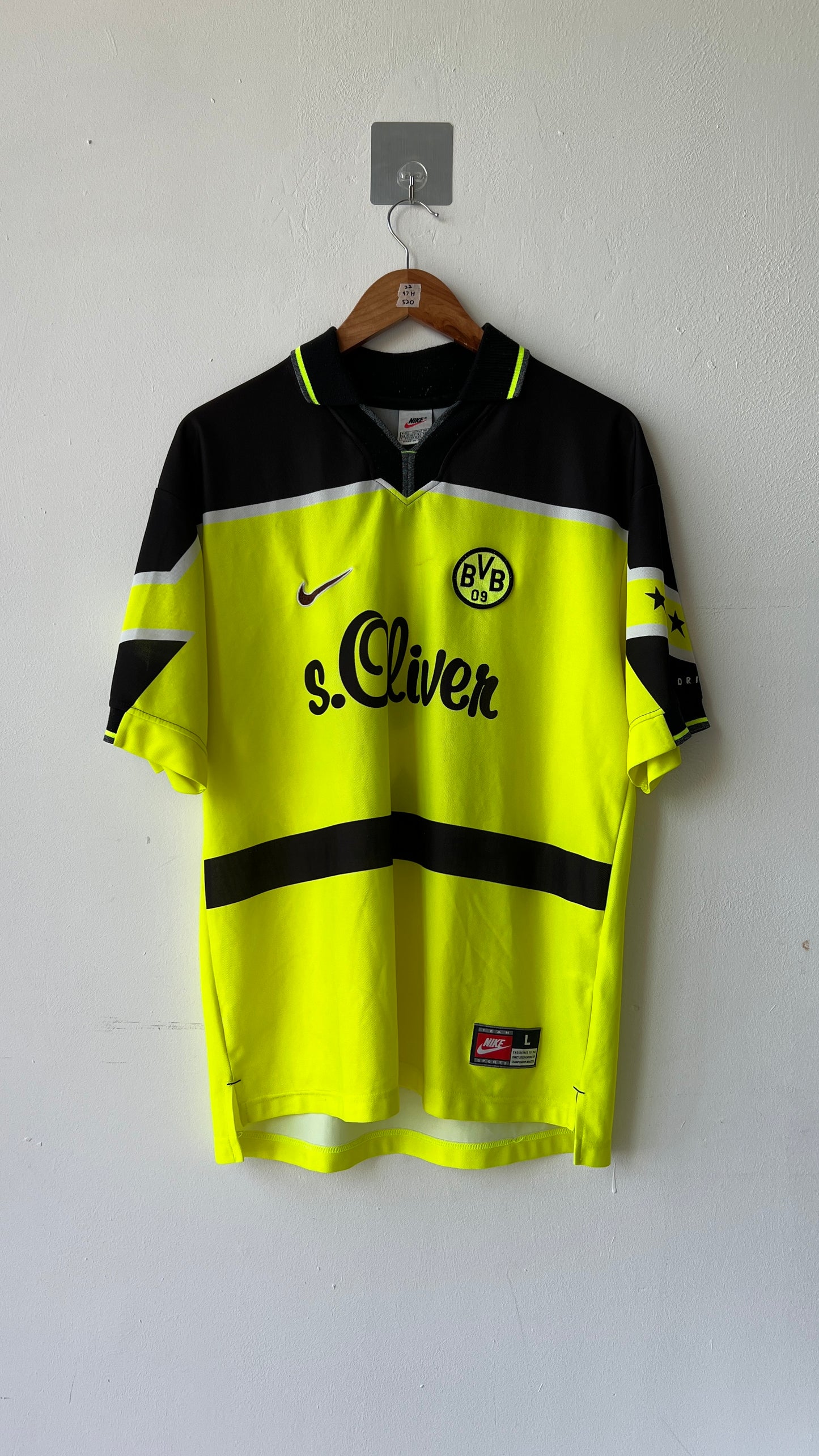 Borussia Dortmund 1997-98 Home Shirt Sousa #19 (L)