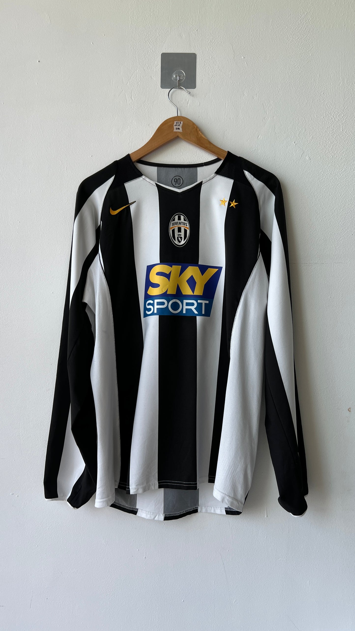 Juventus 2004-05 Home L/S Shirt Ibrahimovic #9 (L)