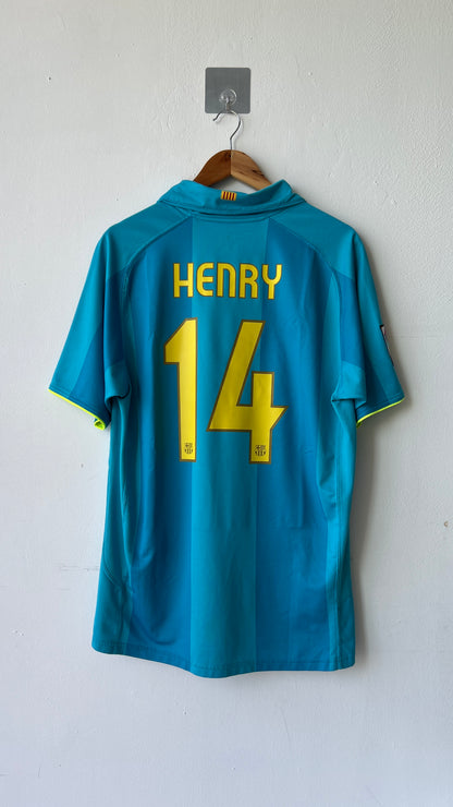 Barcelona 2007-09 Away Shirt Henry #14 (L)